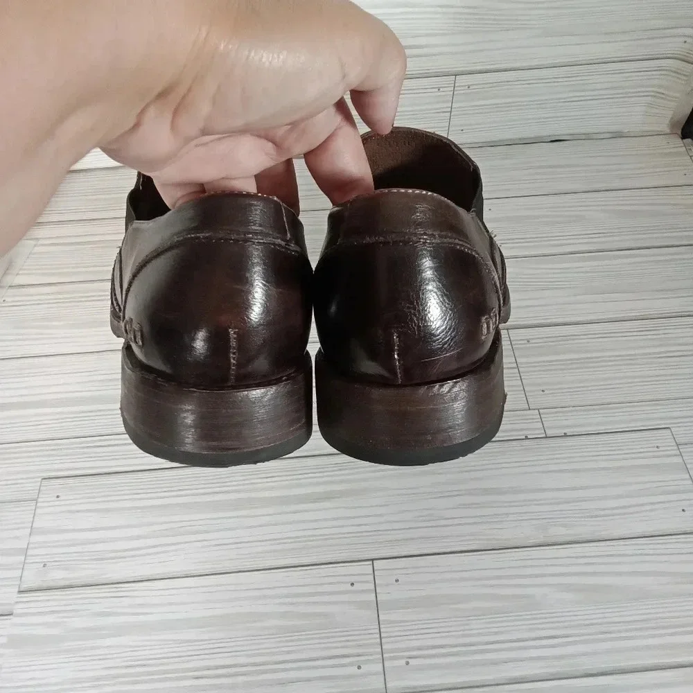 Bed stu scoring series cobbler genuine leatherprofessional office men's 11.5